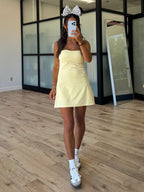 Sweetheart Active Dress | Lemon | RESTOCK