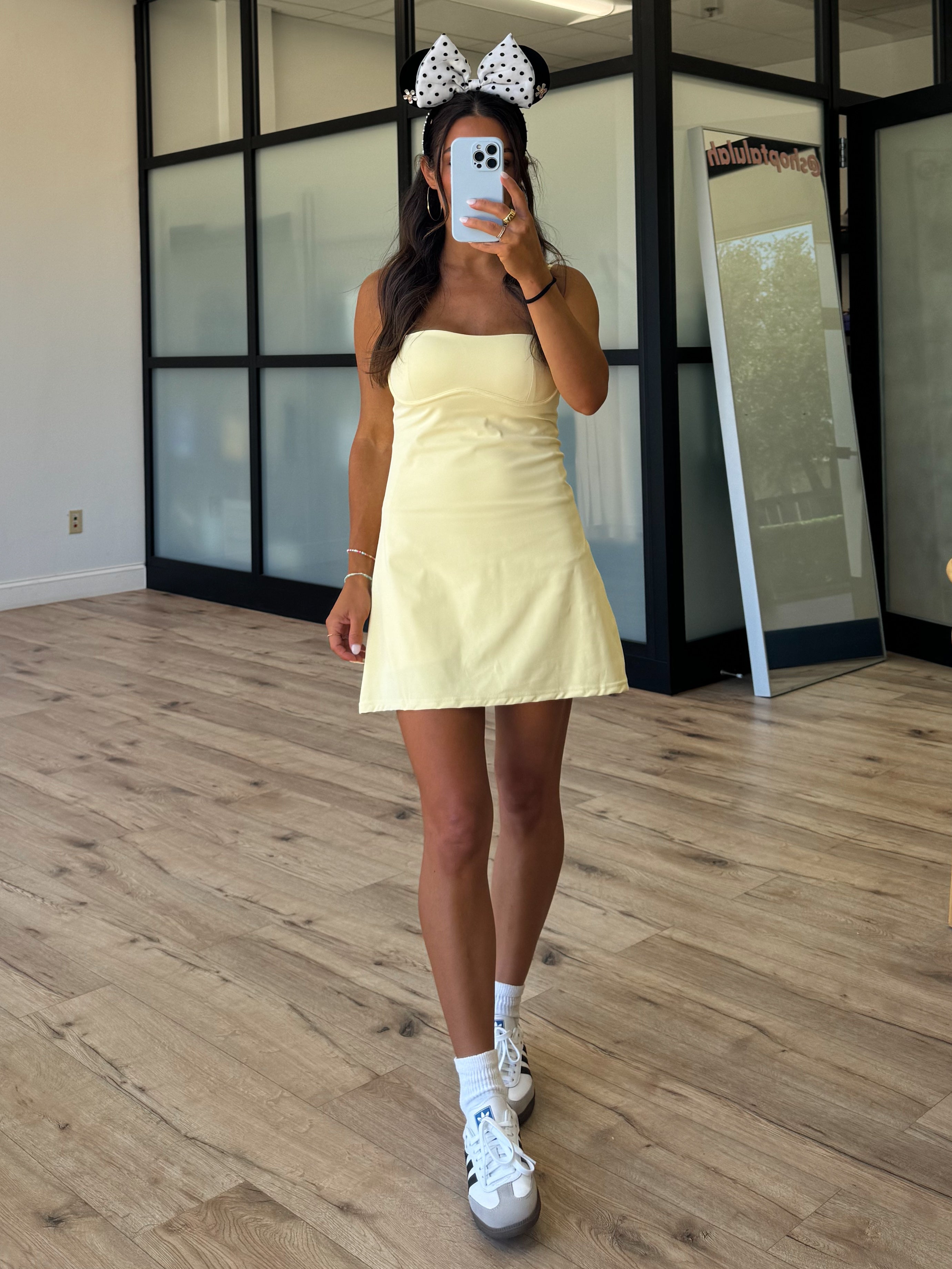 Sweetheart Active Dress | Lemon | RESTOCK