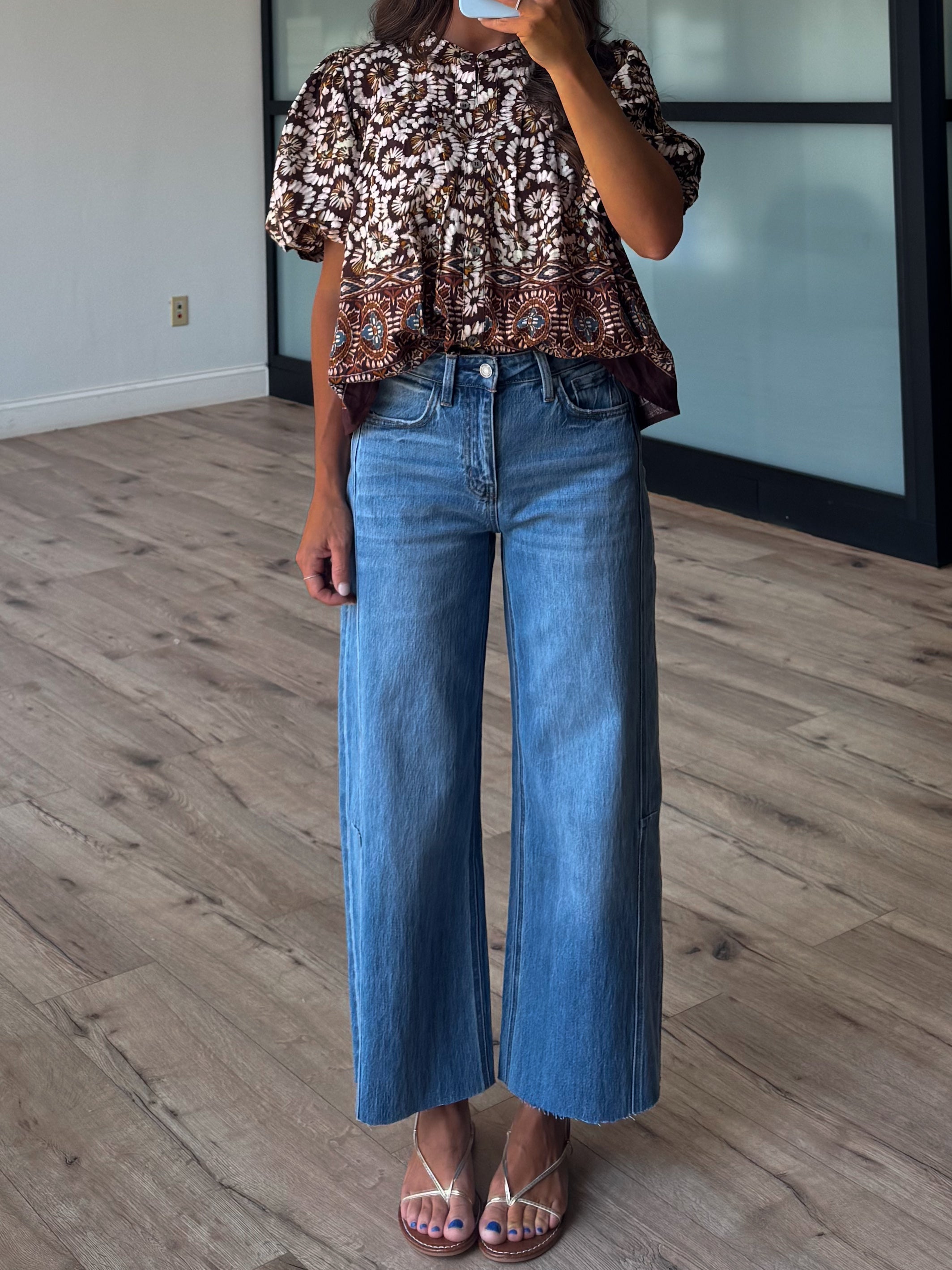 Out Of The Fray Wide Leg Jeans