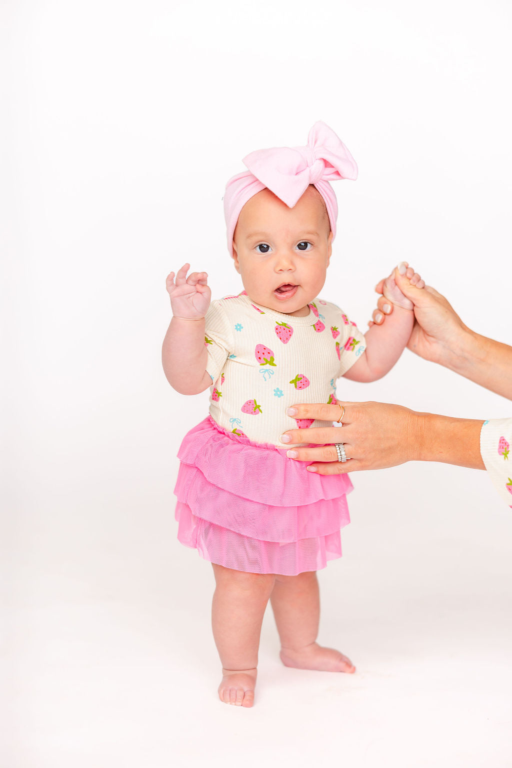 Infant Berries + Bows Twirl Bodysuit | Tiny Talulah | FINAL SALE