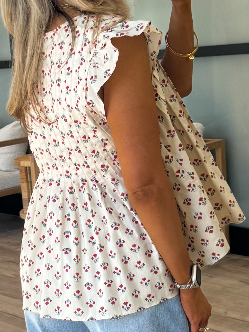 First Impression Flutter Top | Ivory | +Plus Available | FINAL SALE