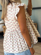 First Impression Flutter Top | Ivory | +Plus Available | FINAL SALE