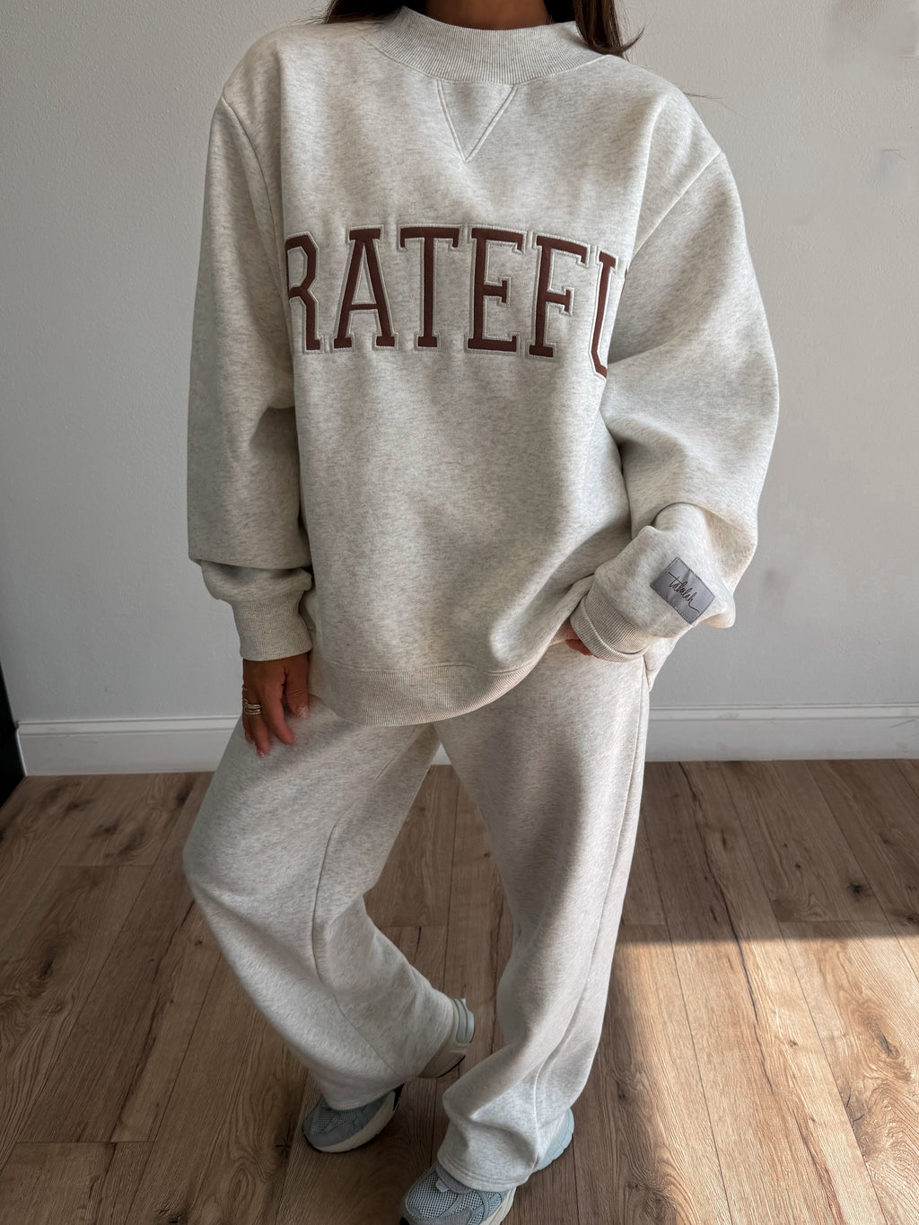 "GRATEFUL" Mock Neck Sweatshirt | +Plus Available