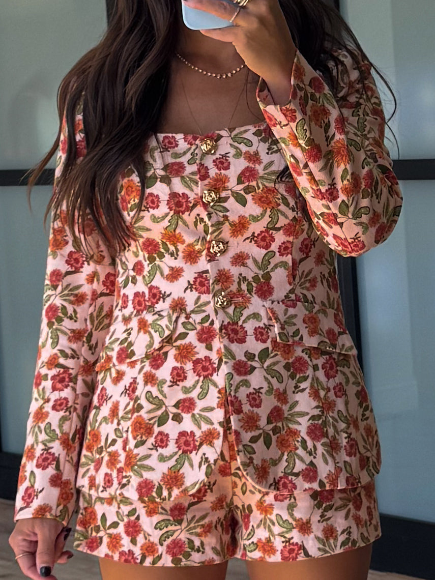 Blume Bureau Floral Romper