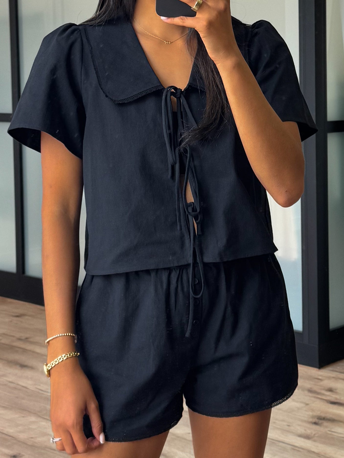 Astrid Lace Trim Boxer Short