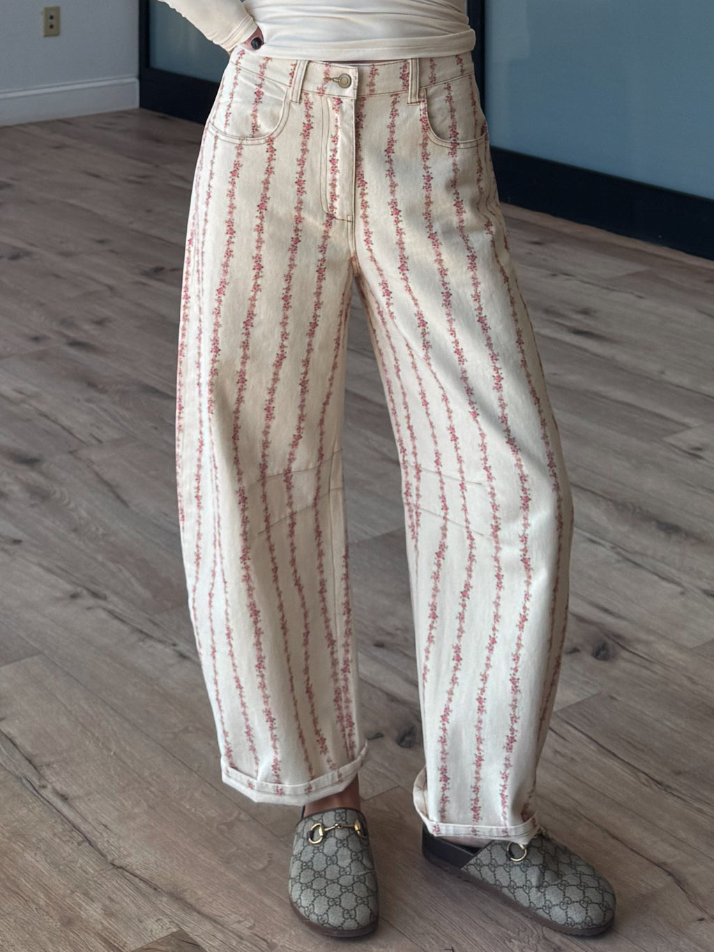 Petunia Barrel Jeans | Pink