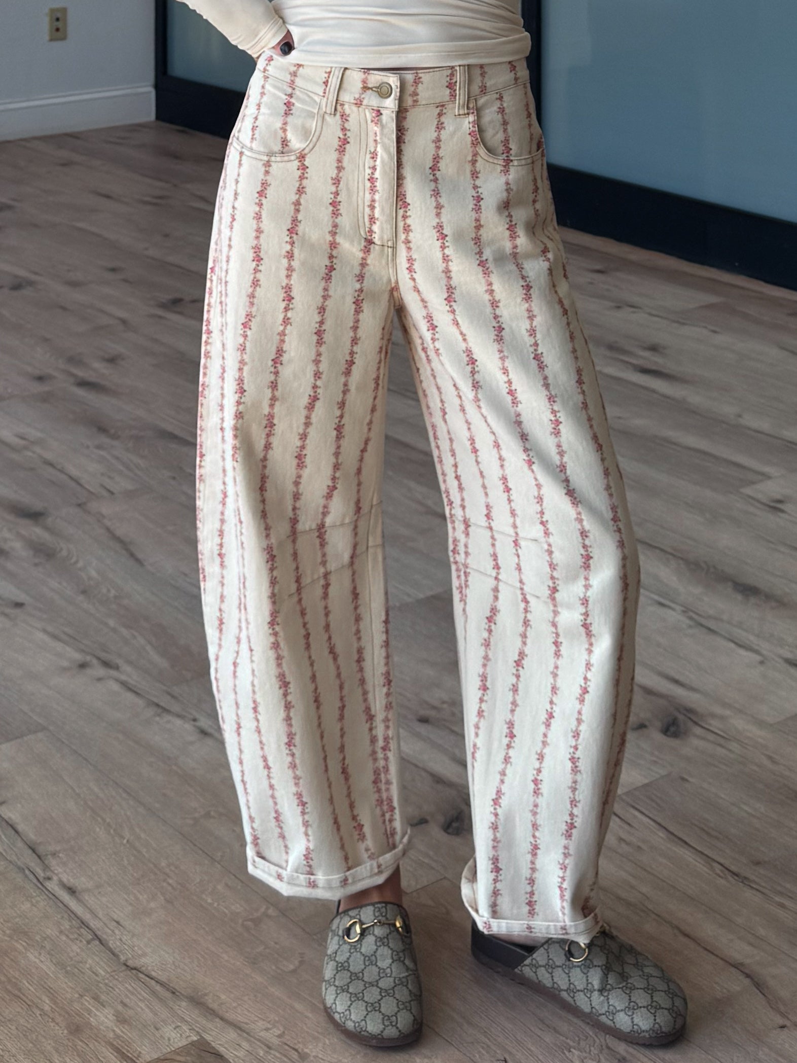 Petunia Barrel Jeans | Pink