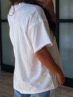 Cotton Washed Tee | White | +Plus Available