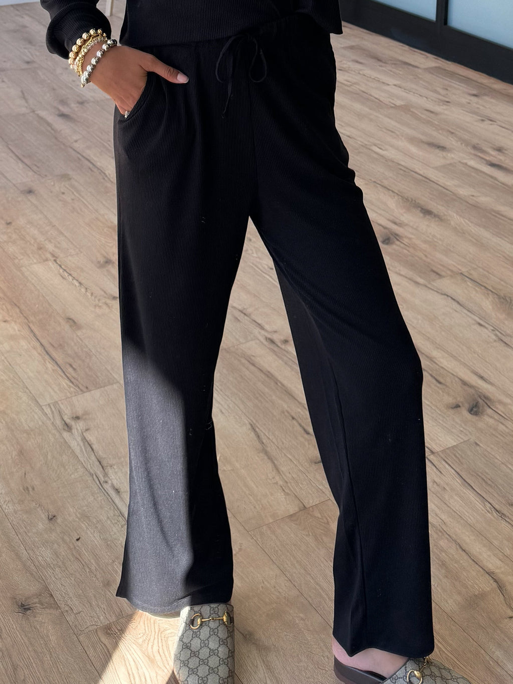 At Your Leisure Lounge Pants | Black | RESTOCK | FINAL SALE