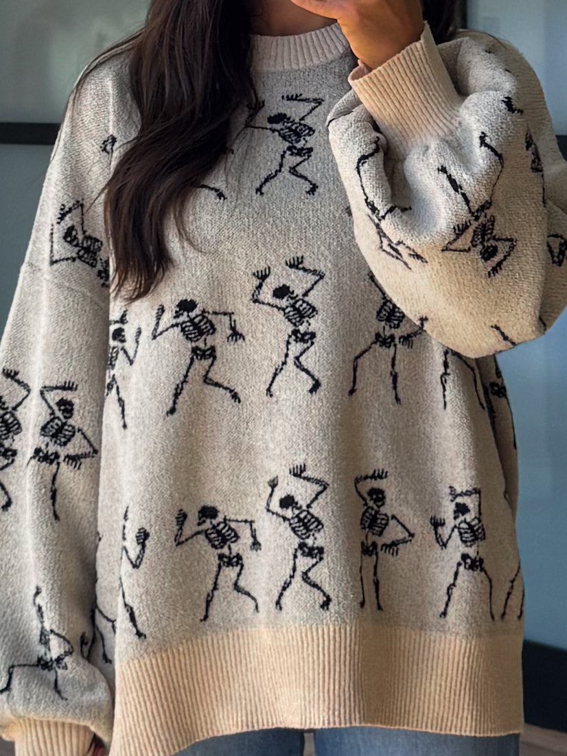 Skelly Knit Sweater