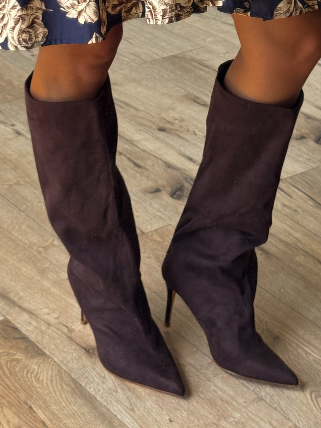 Lexington Knee High Boots | Chocolate | RESTOCK