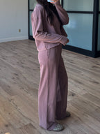 Clarity Long Sleeve + Pants Set | Dusty Mauve