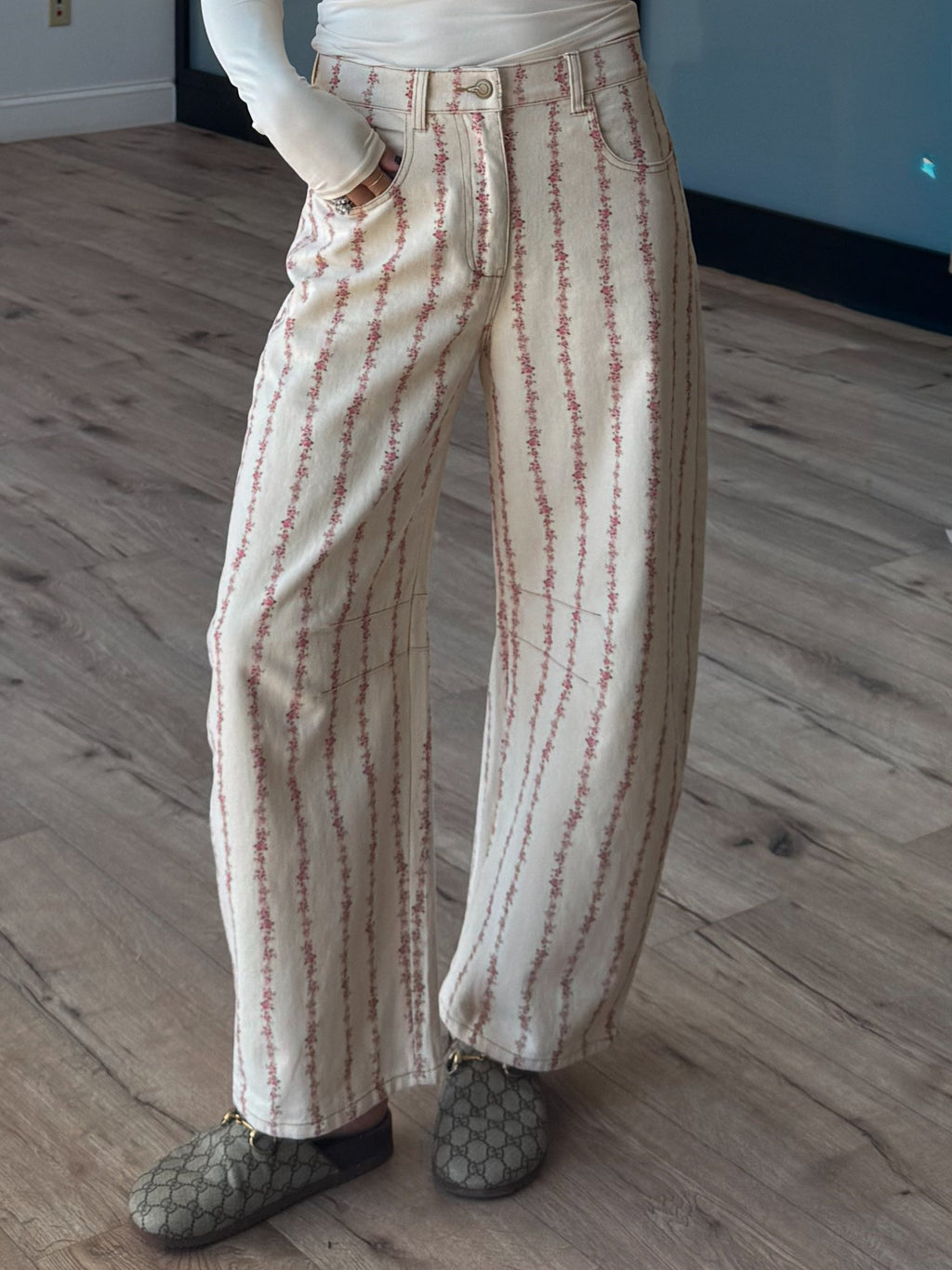 Petunia Barrel Jeans | Pink