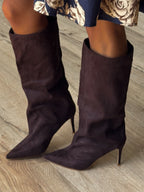 Lexington Knee High Boots | Chocolate | RESTOCK