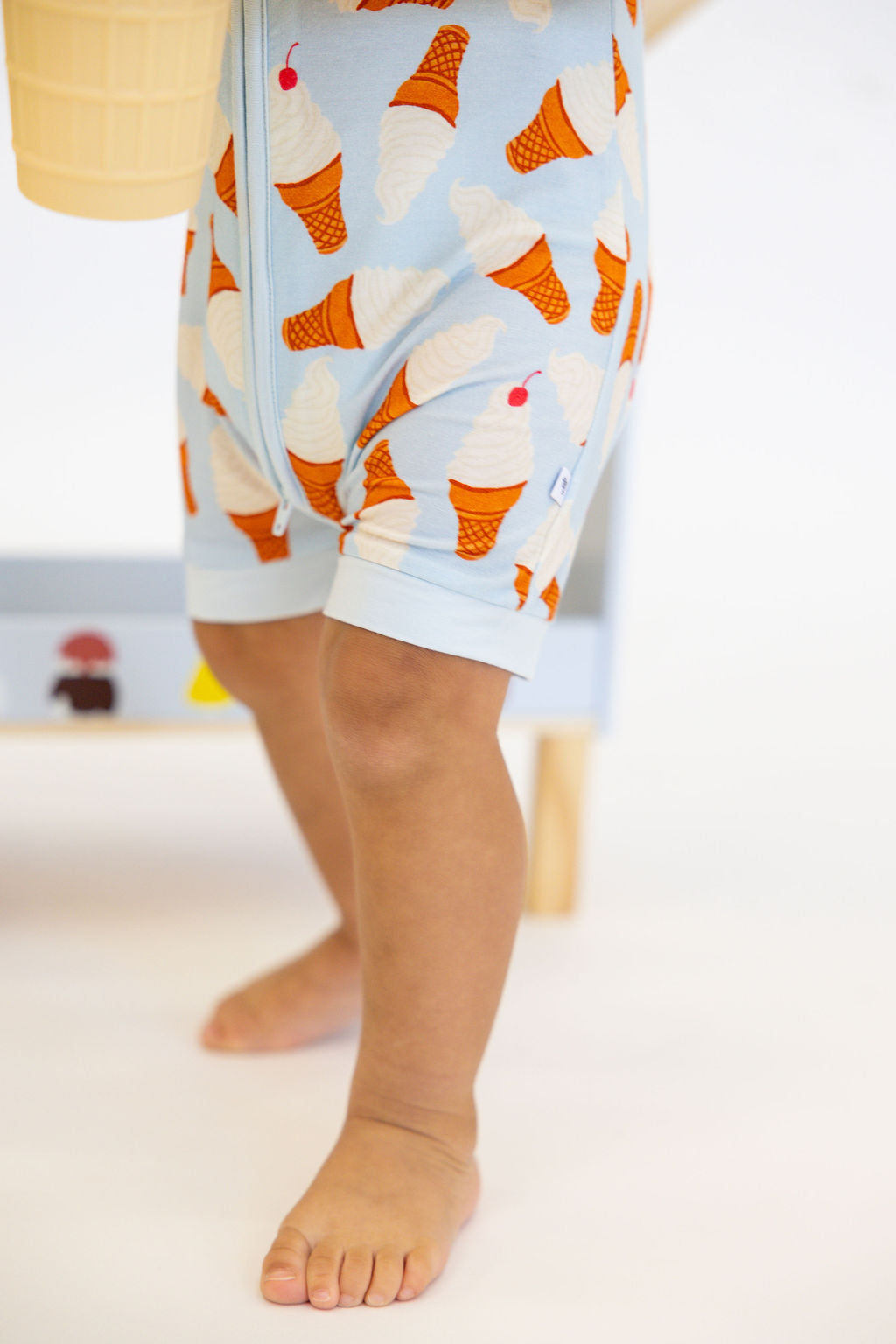 Sugar Cone Short Romper | Tiny Talulah | FINAL SALE