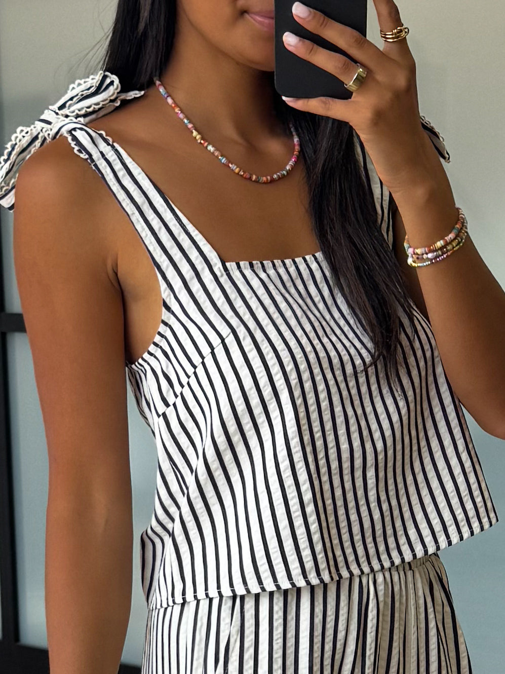 Audrey Shoulder Tie Top