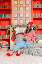 Isla Cardigan | Mini Striped Cherry