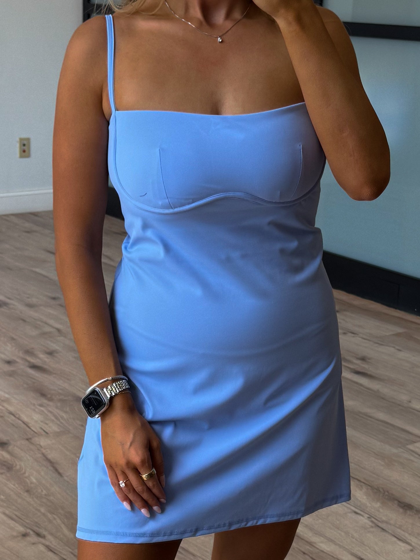 Sweetheart Active Dress | Sky Blue
