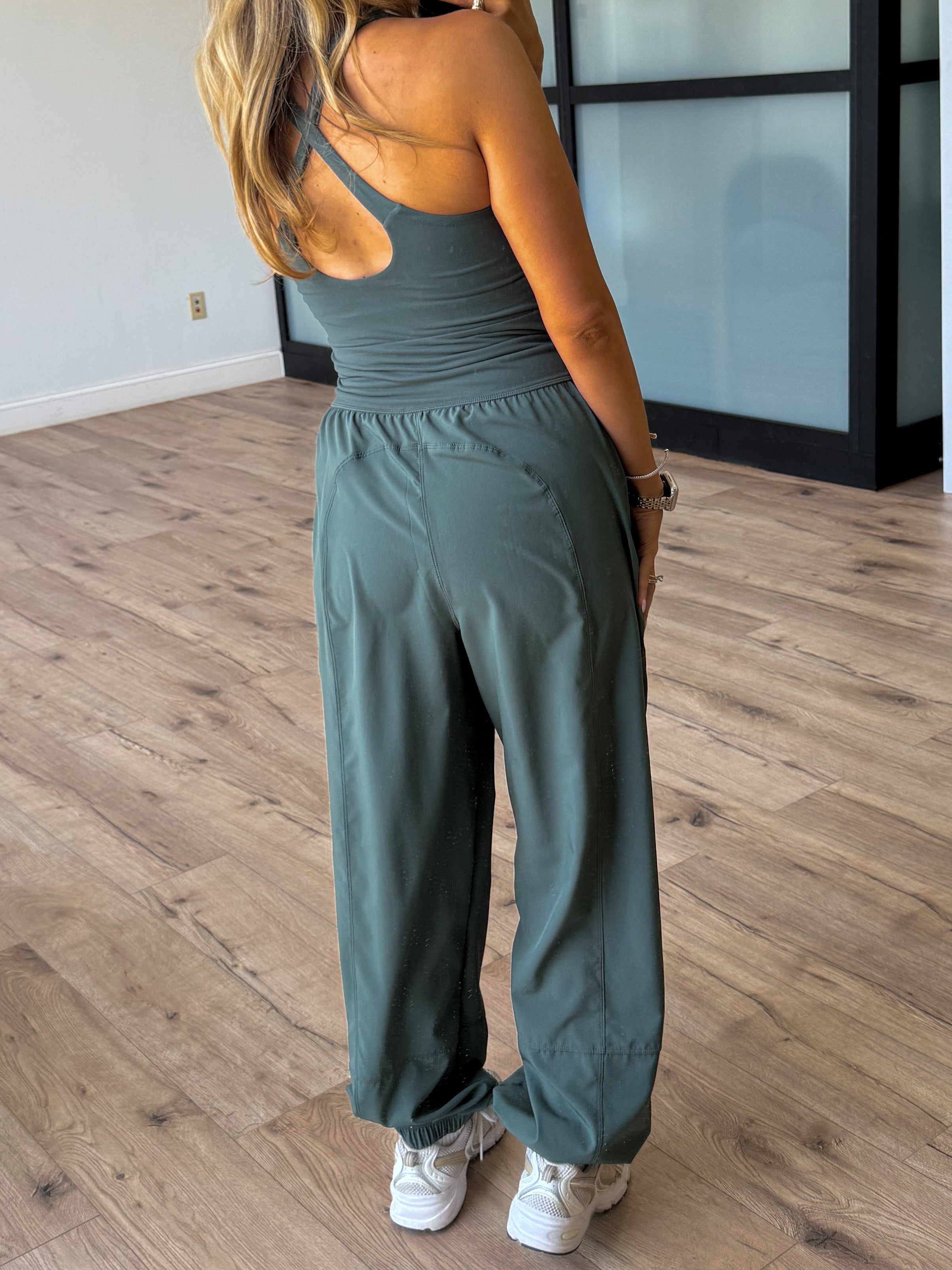 On Track Active Jogger Onesie | Forrest | +Plus Available