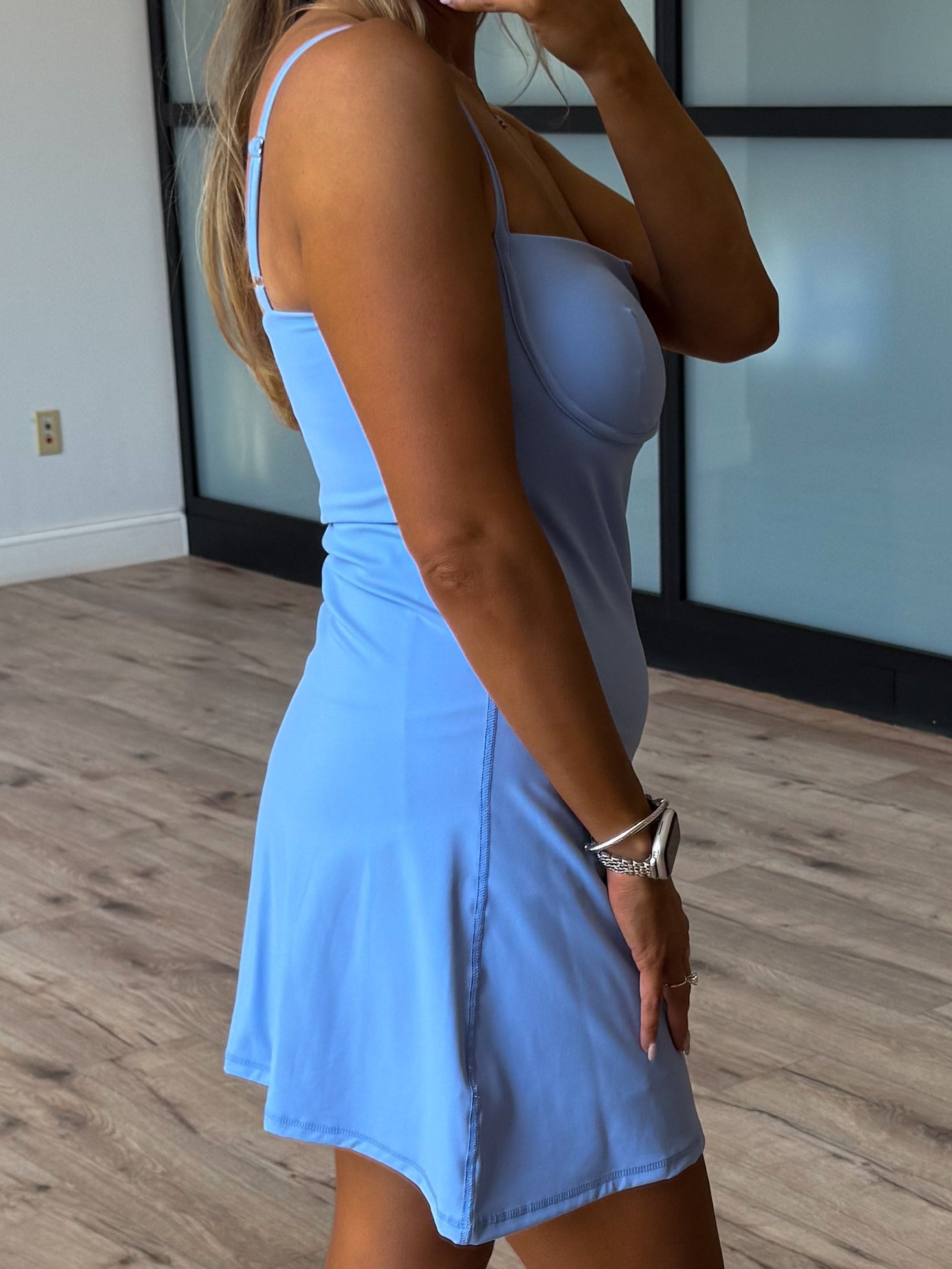 Sweetheart Active Dress | Sky Blue