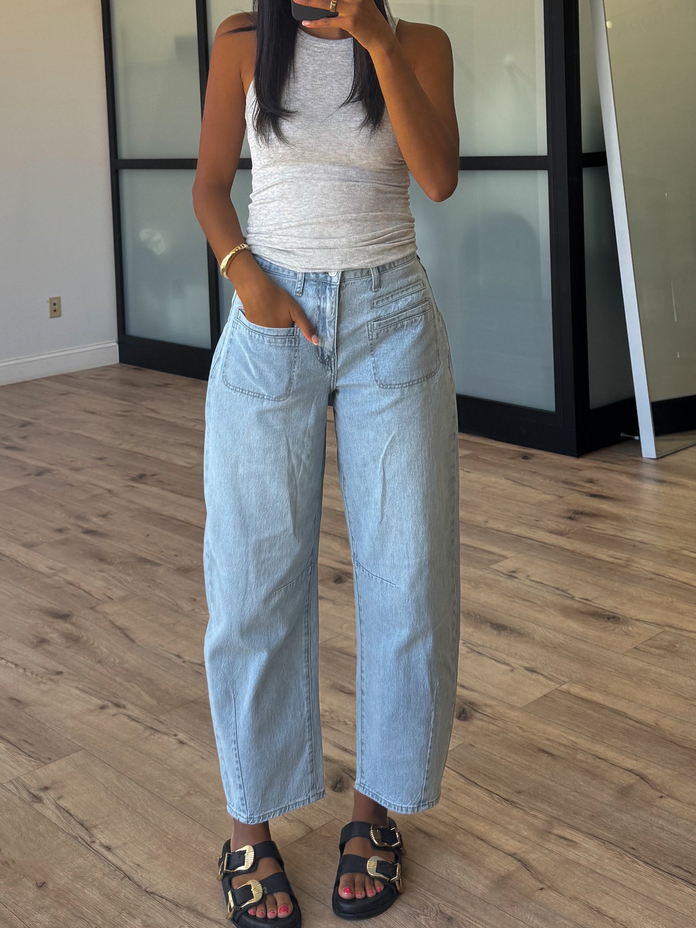 Sway Baggy Barrel Jeans