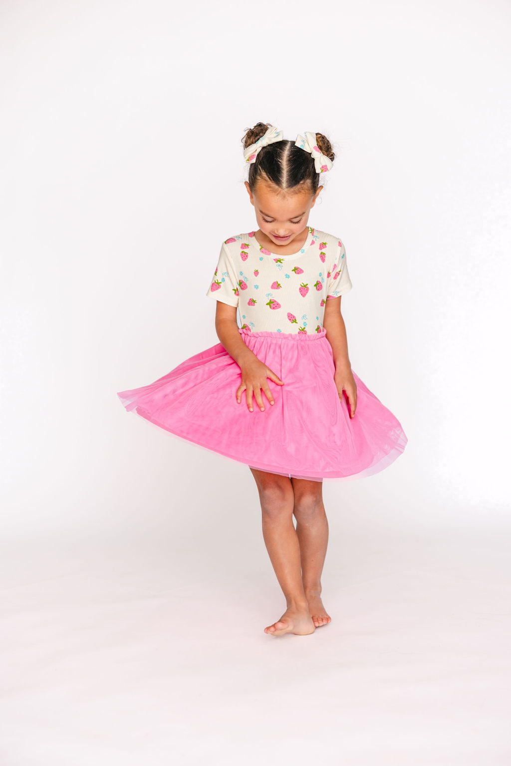 Girls Berries + Bows Twirl Dress | Tiny Talulah | FINAL SALE