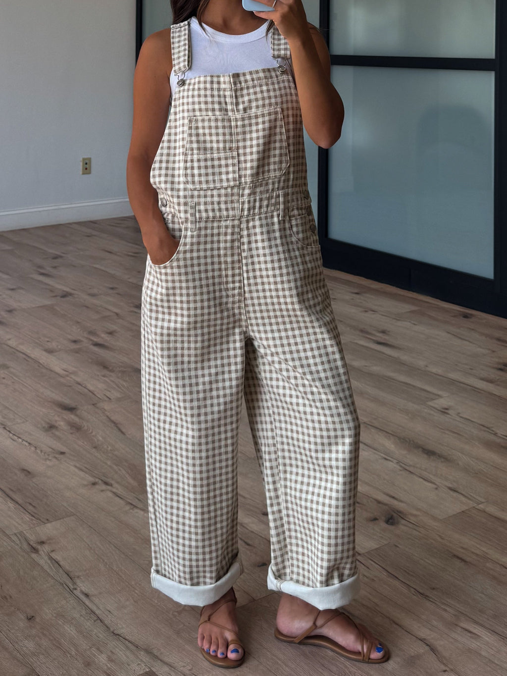 Old Mill Gingham Overalls | +Plus Available