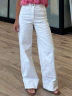 Timeless Cuff Jeans | White