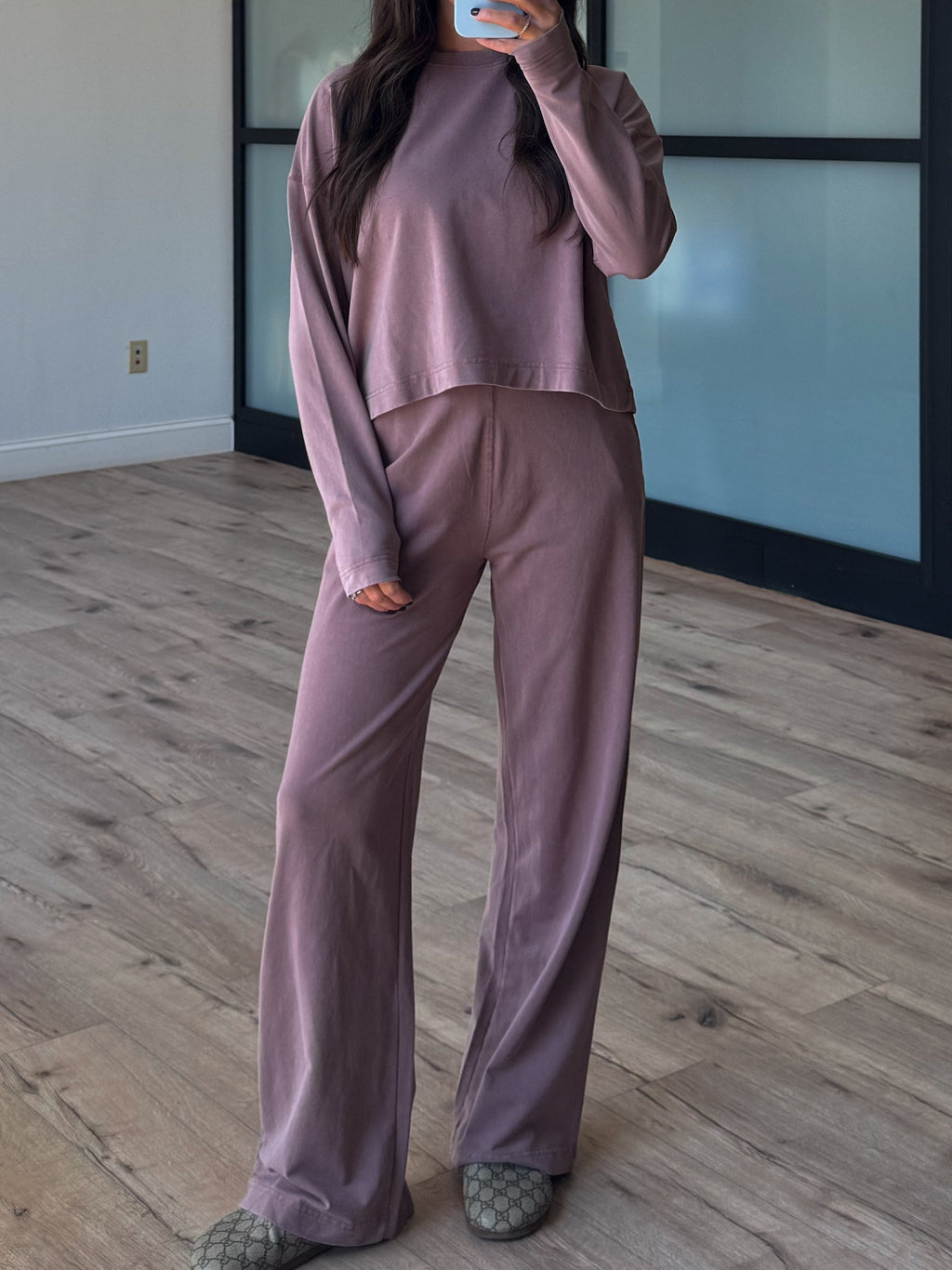 Clarity Long Sleeve + Pants Set | Dusty Mauve