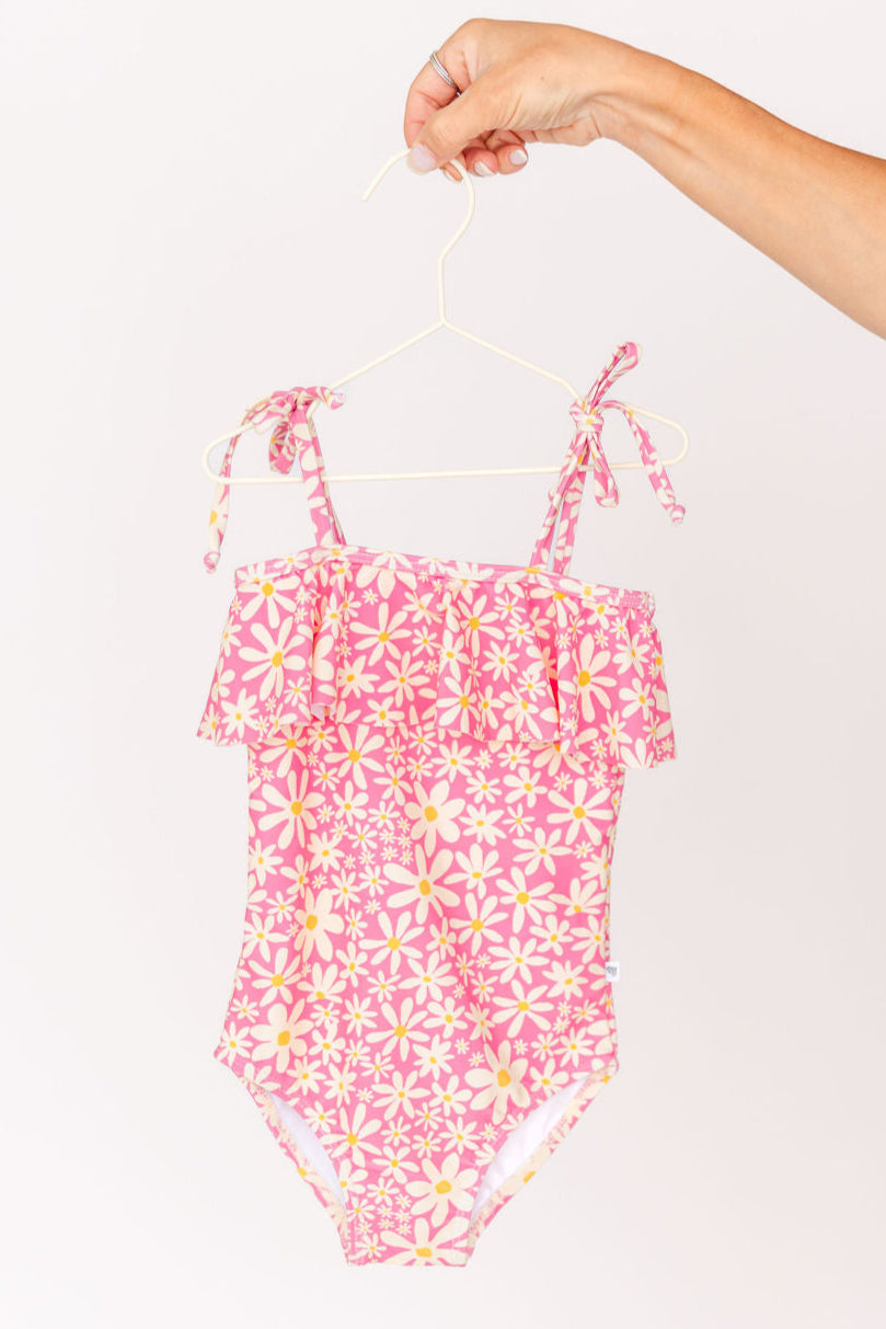Ditsy Daisy Bathing Suit | Tiny Talulah | FINAL SALE