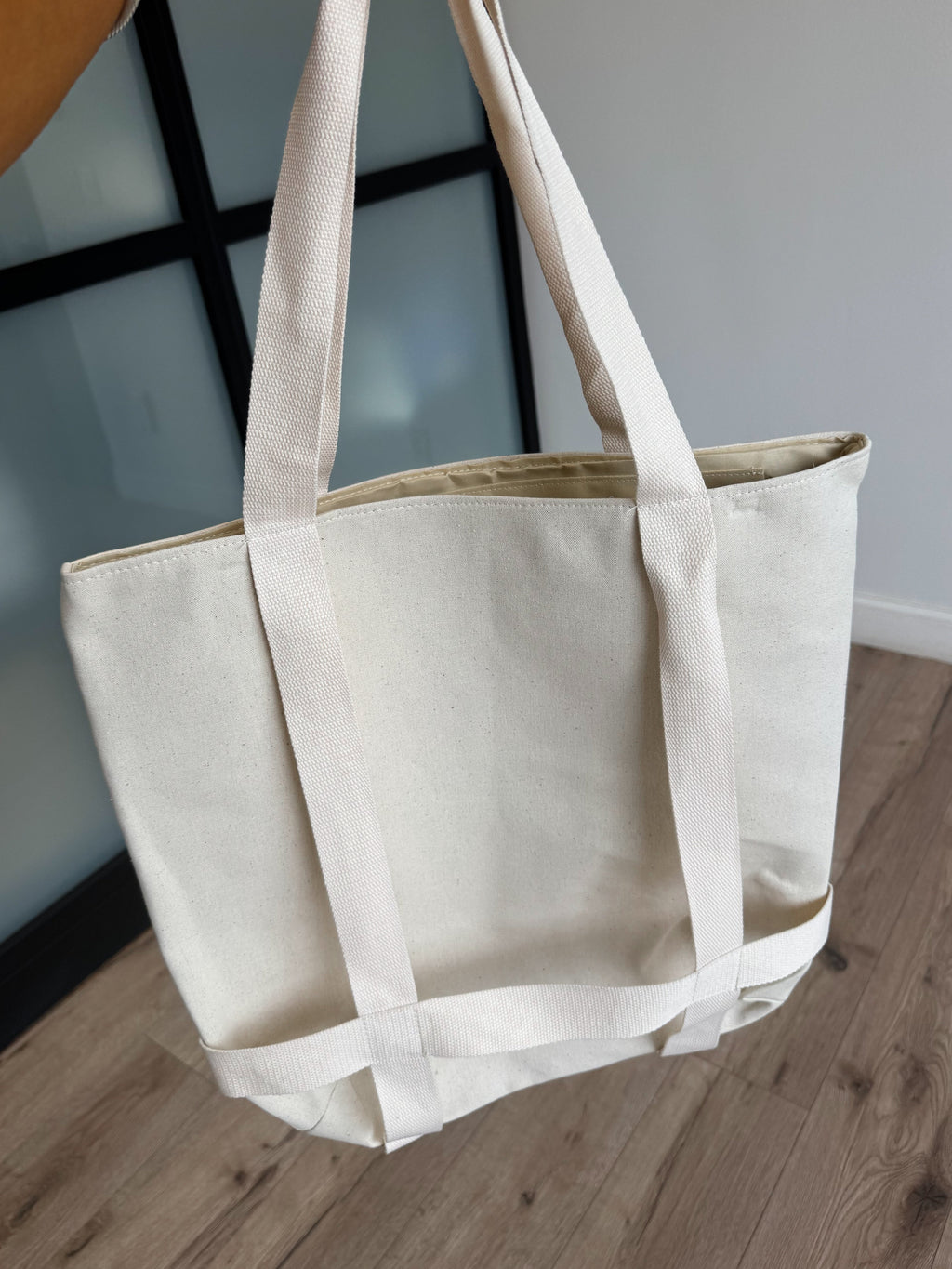 Hat Carrier Tote Bag | Ivory
