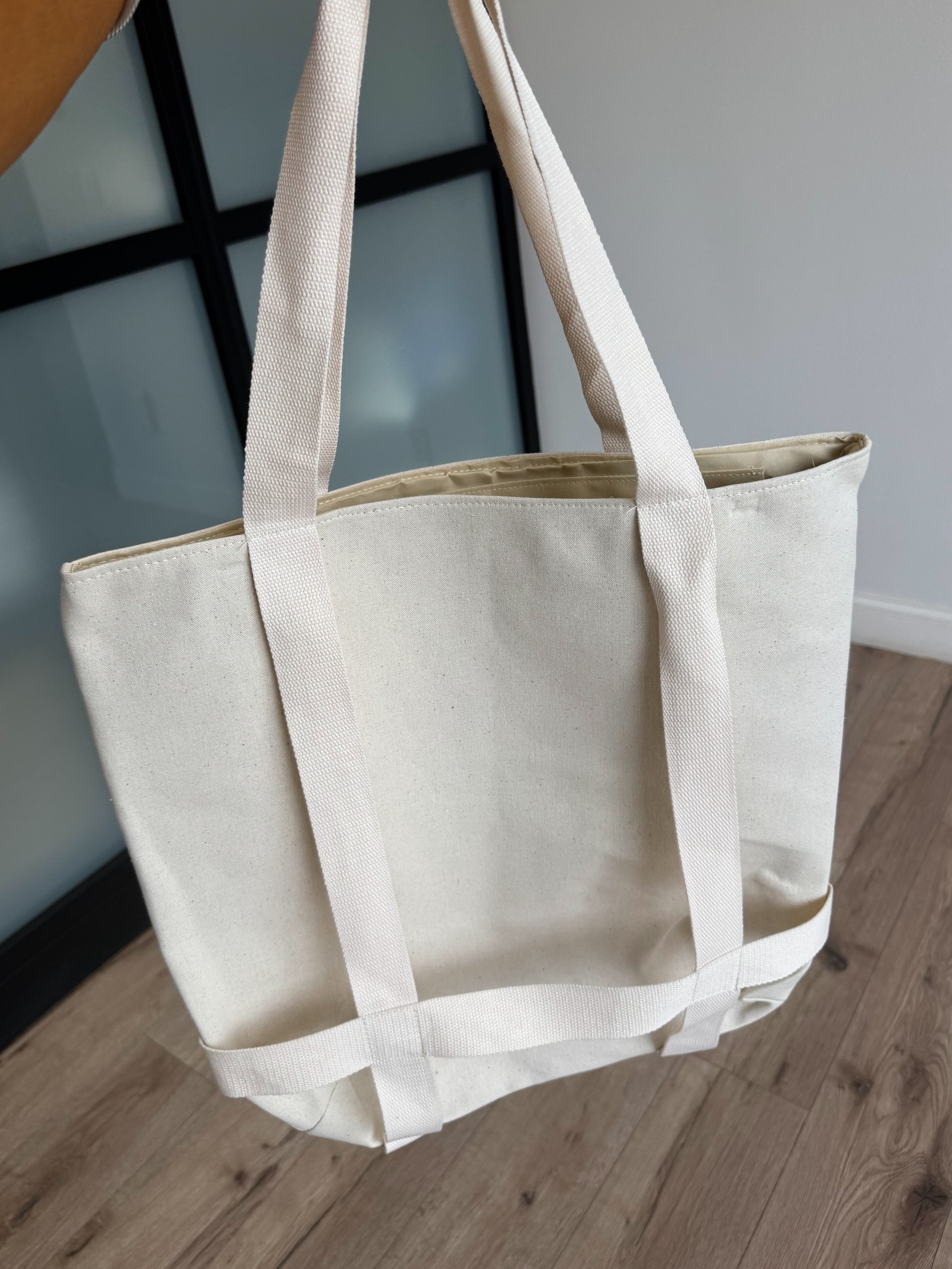 Hat Carrier Tote Bag | Ivory