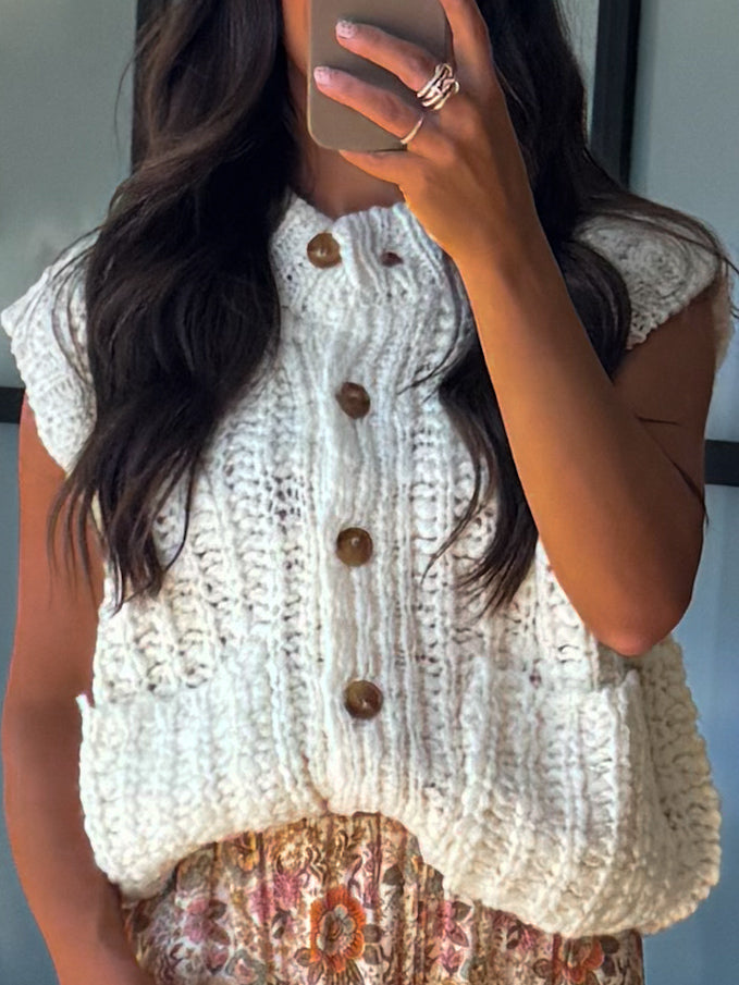 Kassie Chunky Knit Vest