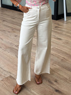 Neutral Twill Wide-Leg Pant | +Plus Available