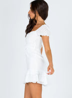 Mikail Mini Dress White
