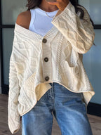 Alysin Cable Knit Cardigan