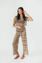 Vieste Crochet Knit Pants | FINAL SALE