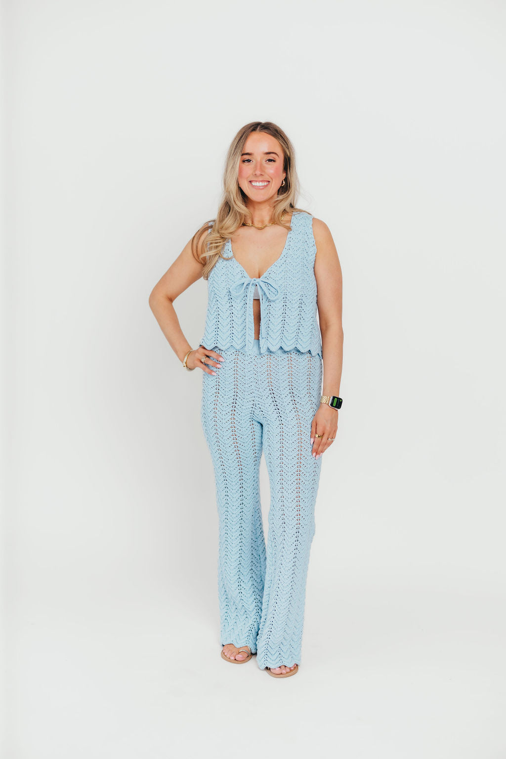 Blue Skies Crochet Pants | FINAL SALE