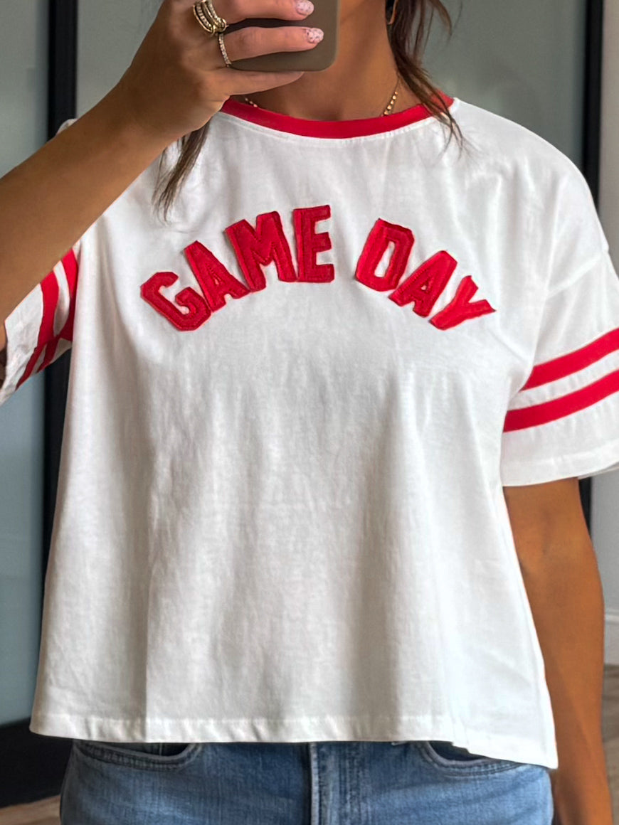 "GAME DAY" Crew Tee | +Plus Available