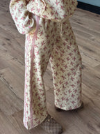 Rosie Blossom Fleece Sweatpants