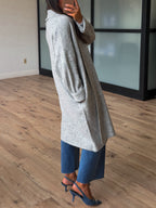 Kleo Longline Cardigan | Grey