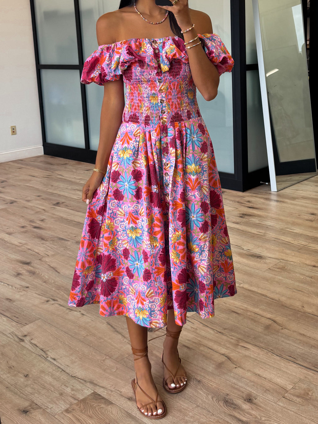 Stella Floral Smocked Dress