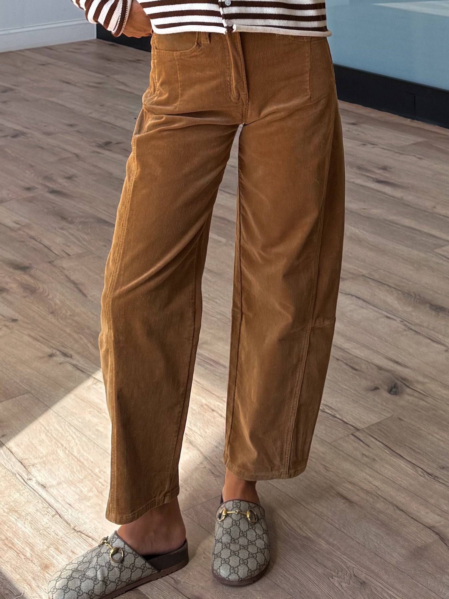 Reign Corduroy Barrel Pants