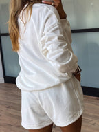 Streetside Lounge Shorts | White