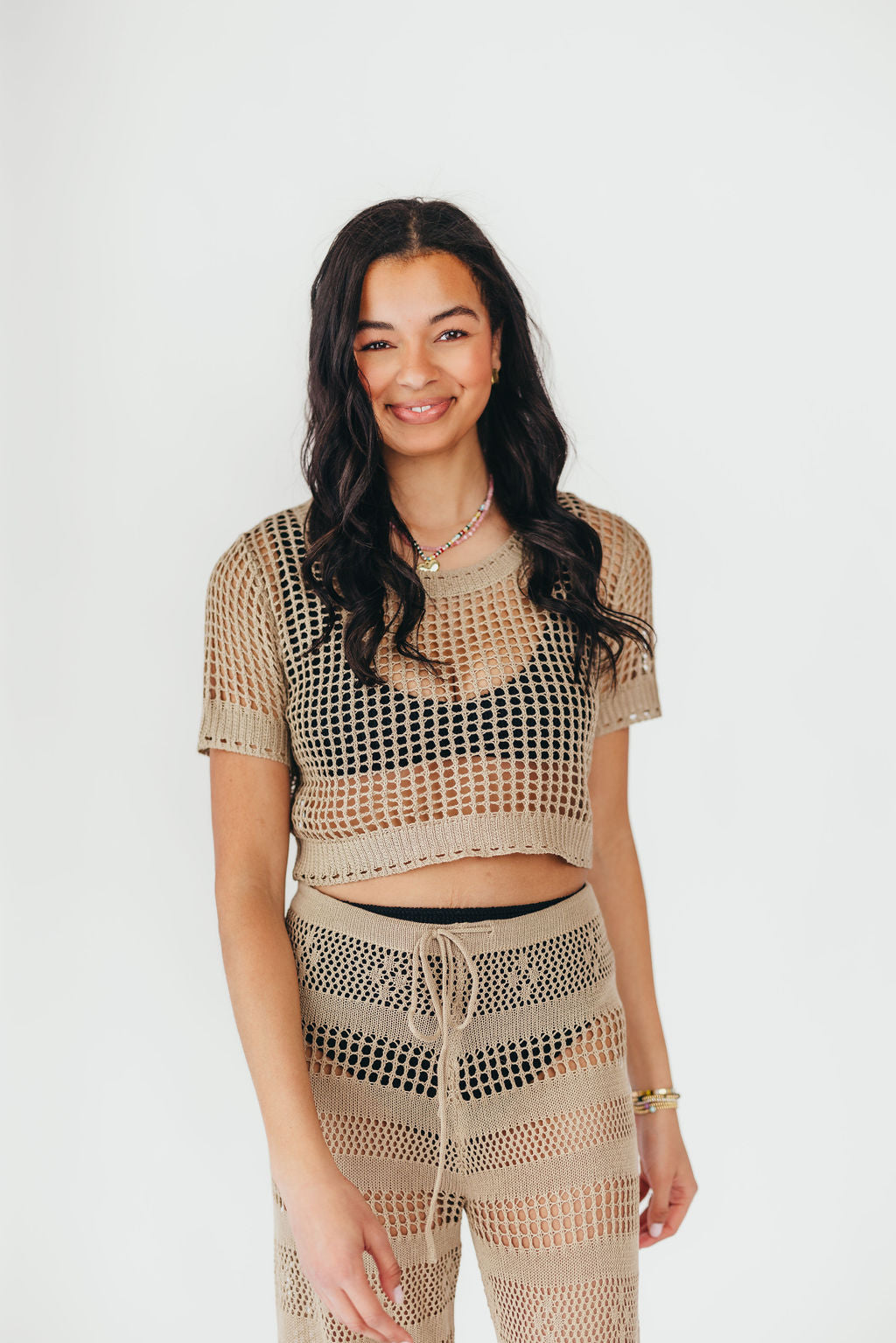 Vieste Crochet Cropped Top | FINAL SALE