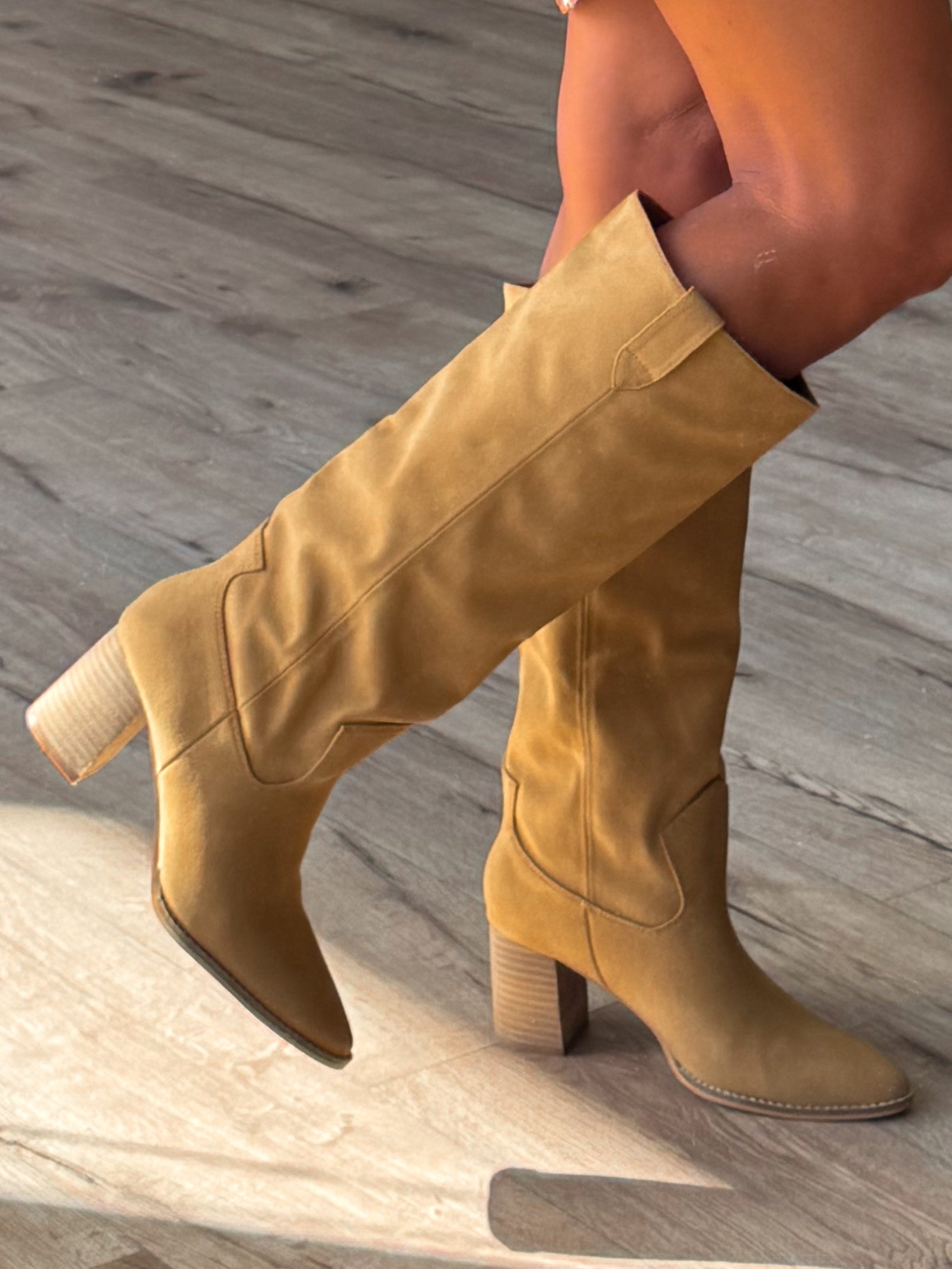 Eastwick Mid-Knee Boot | Camel