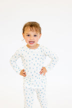 Kids Bamboo Pointelle Two-Piece Set | Ivory | Tiny Talulah