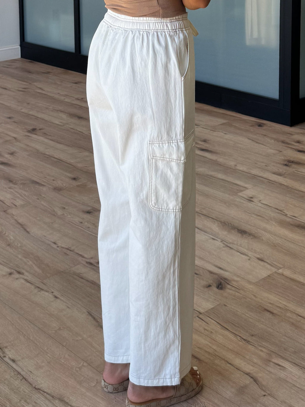 Ines Cargo Pants | Ivory