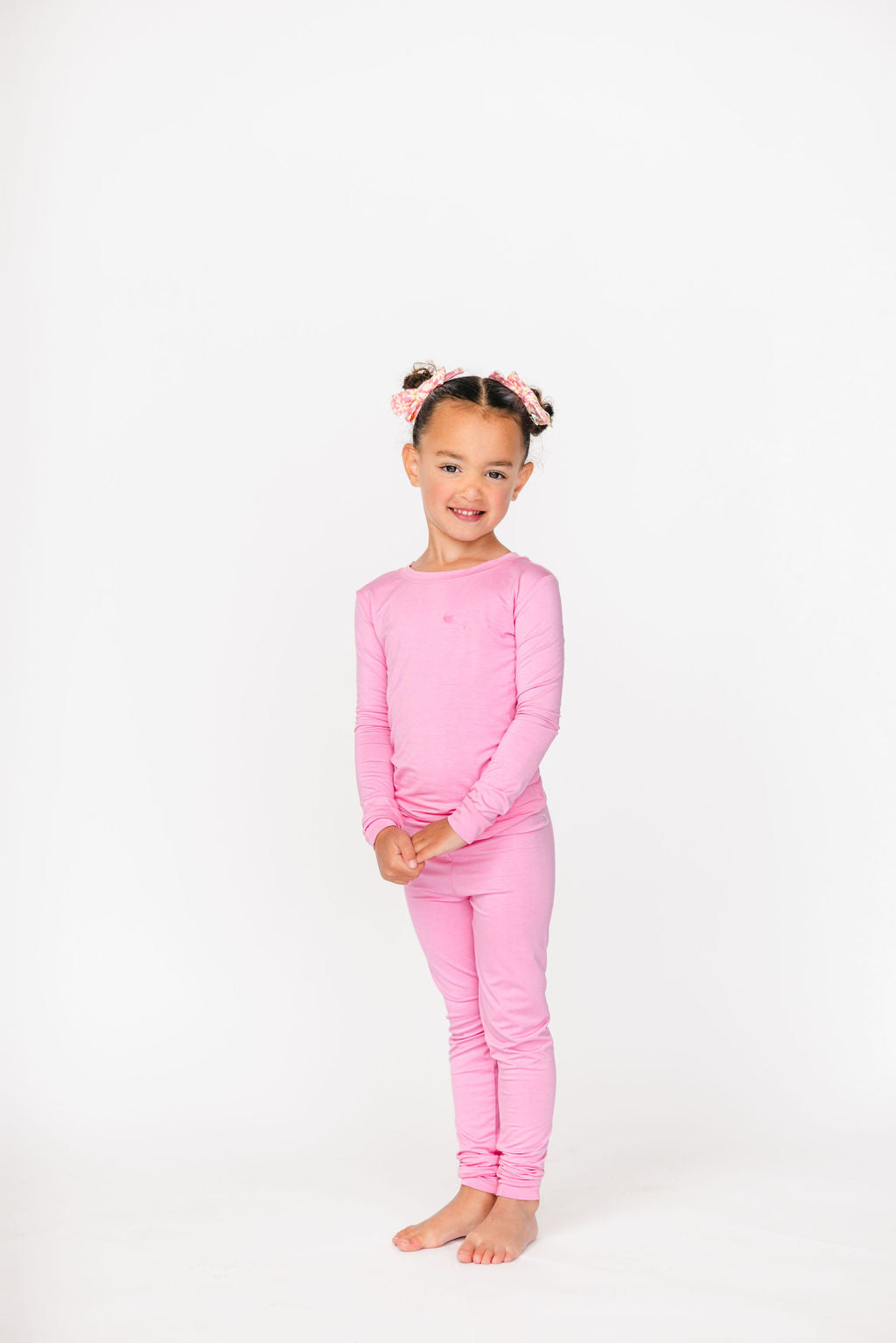 Kids Pink Poppy Two-Piece Set | Tiny Talulah | FINAL SALE