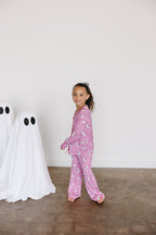 Kids Ghoulie Girl Buttoned Set | Tiny Talulah